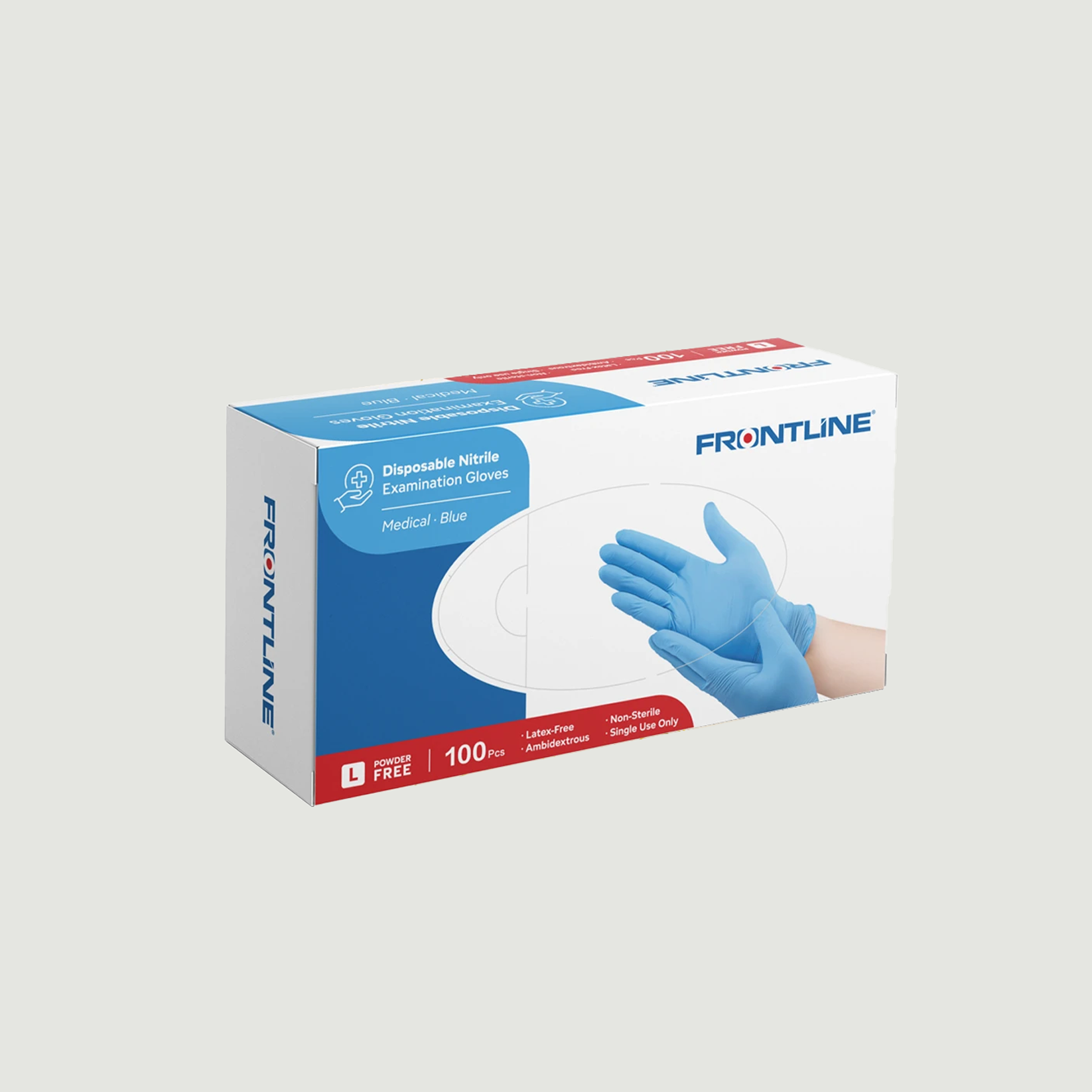 Frontline Disposable Medical Gloves (100 Pack)